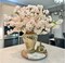 Jade Cream Blush Pink Silk Cherry Blossom Flower Branches Set of 3 Pack 40''
